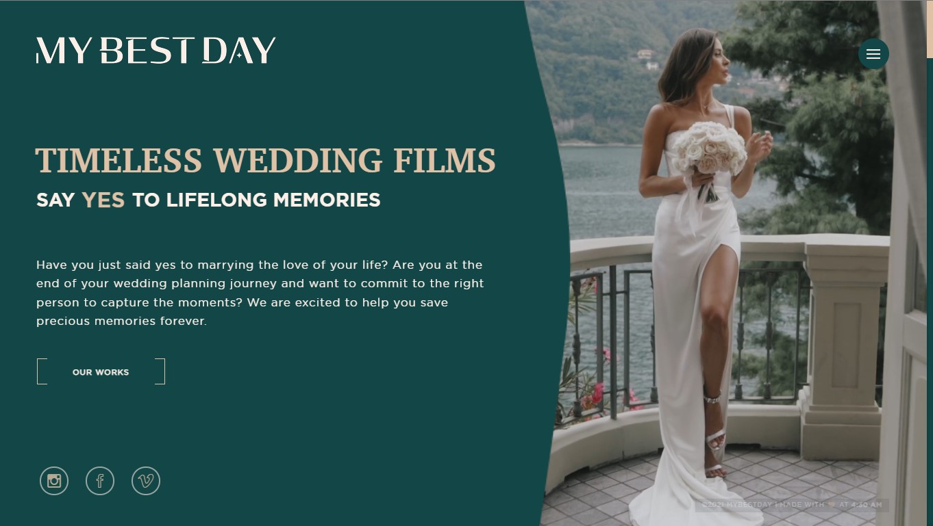 MyBestDay Professional Wedding Videography Manchester